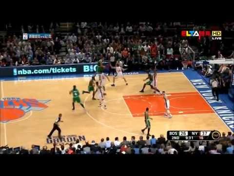 J.R. Smith & Steve Novak  3-point contest  vs Boston Celtics (17.04.12)