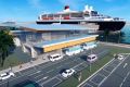 A concept design for Brisbane's planned mega-cruise ship terminal.