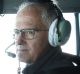 Prime Minister Malcolm Turnbull on the flightdeck of a C-17 Globemaster during a visit to the Middle East.