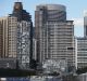 SYDNEY, AUSTRALIA - MARCH 28:  Nomanslanding floating past Sydney CBD in Sydney Harbour on March 28, 2015 in Sydney, ...