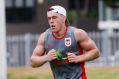 Talking tough: Dragons recruit Cameron McInnes.