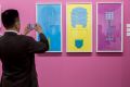 Works by Michael Craig-Martin at Alan Cristea Gallery. 