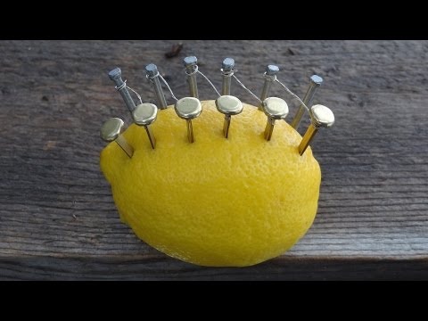 How To Make Fire With A LEMON.