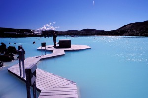 Iceland, region of Reykjavik, Grindavik, Blue Lagoon.