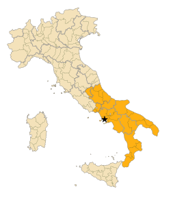 Location of Naples