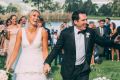 Channel Nine's Peter Stefanovic and Sylvia Jeffreys were married last weekend.