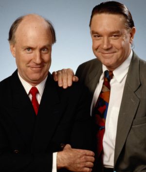 John Clarke and Bryan Dawe. Supplied for publicity purposes by Channel 9