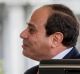 President Donald Trump greets Egyptian President Abdel Fattah el-Sisi as he arrives at the White House in Washington, on ...