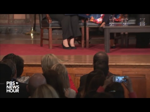 Hillary Clinton speaks at Georgetown