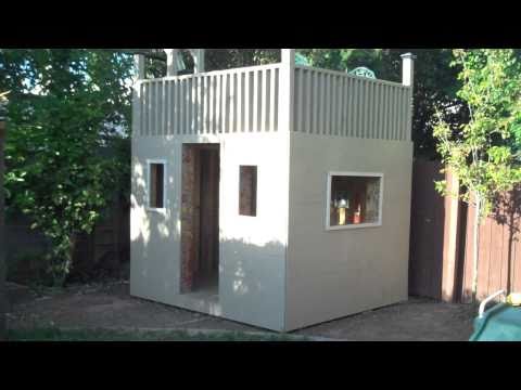 Our clubhouse with an upstairs balcony