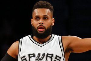 San Antonio Spurs guard Patty Mills.