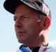 Former prime minister Tony Abbott at the Big Trout in Adaminaby during the Pollie Pedal.