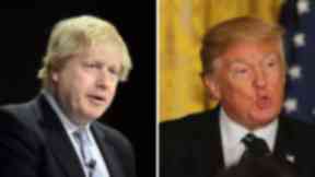 Boris Johnson and Donald Trump