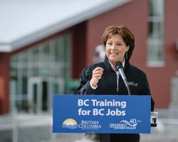 B.C. Premier Christy Clark in 2014