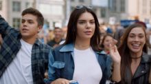 Kendall Jenner leads the resistance in the Pepsi ad. 