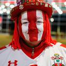 A colourful Southampton fan looks on prior to the EFL Cup semi-final first leg match between Southampton and Liverpool at St Mary's Stadium on January 11, 2017 in Southampton, England. (Photo by Ian Walton/Getty Images)