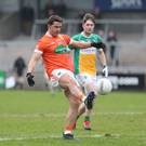 Hotshot: Stefan Campbell led the Armagh scoring blitz in the route of Offaly at the Athletic Grounds