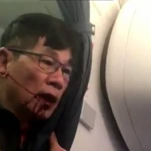 The doctor on the United Airlines flight could be heard saying: 'They'll kill me, I want to go home'