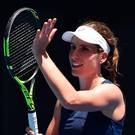 Winner: Johanna Konta after booking place in second round