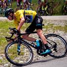 Chris Froome during the last stage of the Dauphine Criterium