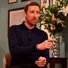 I’m innocent: Sir Bradley Wiggins makes his point during an interview for the BBC’s Andrew Marr Show