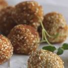 Chicken Fritters with Raisin and Chilli Dip