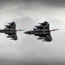 Two RAF Tornado GR4 aircraft are set to fly over the Titanic Quarter in Belfast on Tuesday morning for the start of Skills Northern Ireland.