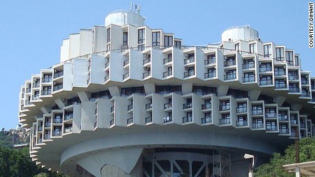 Kurpaty Sanatorium in Yalta, Crimea. 