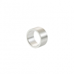 11mm Brushed Sterling Silver RIng