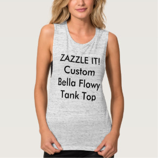 Custom Women's Bella Flowy Muscle Tank Top Blank