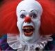 Tim Curry as Pennywise in the 1990 <i>It</i> miniseries.