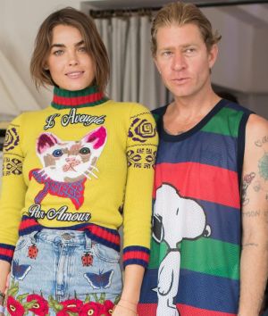 Bambi Northwood-Blythe and her husband Dan Single at this year's Watsons Bay Boutique Hotel's NYD celebrations.