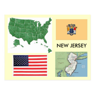 New-Jersey, USA Postkarten