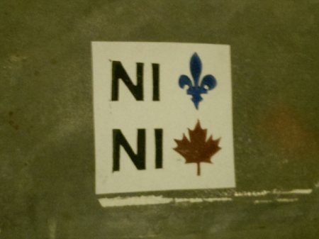 sticker ni québec ni canada