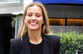 Classic cool: There is more to Petra Nemcova's outfit than head-to-toe black.