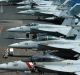 F18 fighter jets on the deck of the USS Carl Vinson.