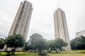 The Matavai and Turanga towers are among the six housing blocks comprising the Waterloo housing estate.