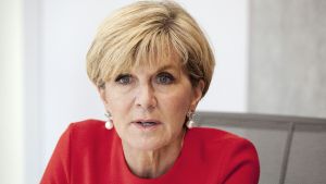 "We have raised our concerns directly with the Russian government": Foreign Minister Julie Bishop.