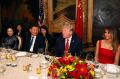 President Donald Trump and Chinese President Xi Jinping, with their wives, first lady Melania Trump and Chinese first ...