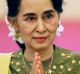 Myanmar's Foreign Minister Aung San Suu Kyi