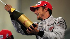 Answering the call? Jenson Button, pictured in 2009.