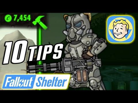 Fallout Shelter | 10 Tips, Tricks & Secrets to get more Caps, Dwellers & Rank Up Fast!