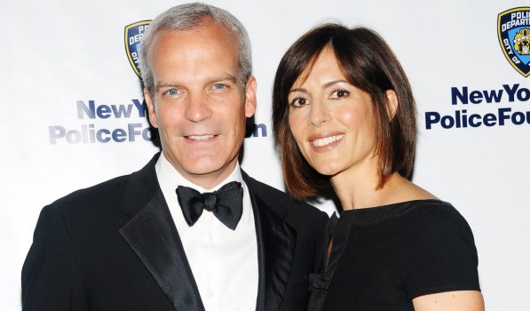 Be still our beating hearts ... Elliott Management's Michael O'Looney and his wife, Annika Pergament.