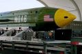 This photo provided by Eglin Air Force Base shows the GBU-43/B MOAB bomb.