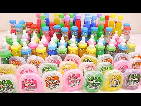 Combine Slime Colors Clay Case DIY Learn Colors Slime Icecream