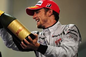 Answering the call? Jenson Button, pictured in 2009.