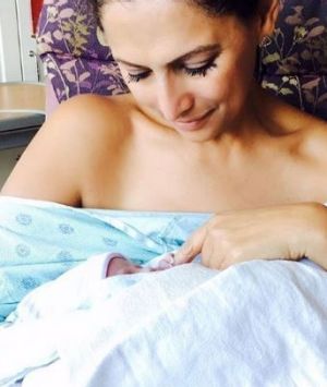 Sally Obermeder welcomed her second daughter, Elyssa, via surrogacy in December.