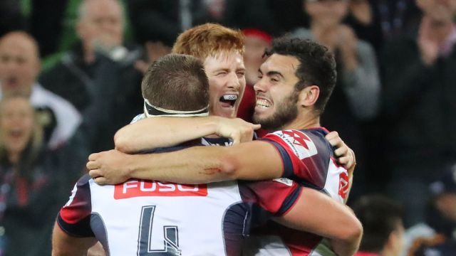 Rebels with a cause: Melbourne Rebels post their first win of the season, staking their claim to remain in the top ...