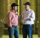 Boundary Bend co-founders Paul Riordan (left) and Rob McGavin, at one of the Victorian storage facilities for Cobram ...