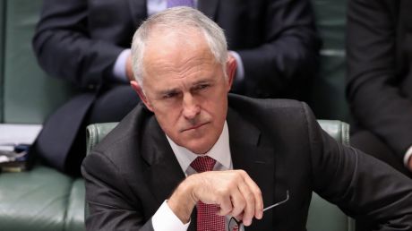 Prime Minister Malcolm Turnbull during question time.